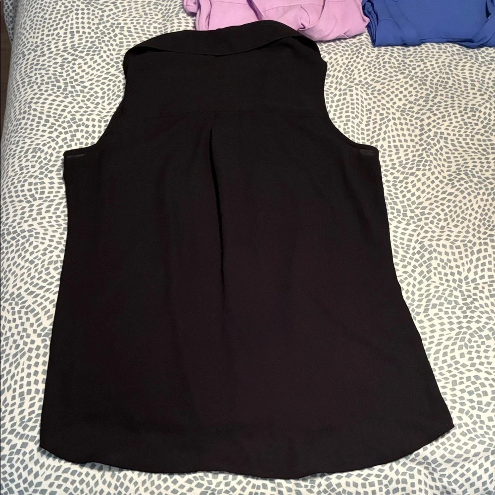 Express Women's Sleeveless Portofino Blouse Set - Blue, Lilac, Black - Picture 13 of 13